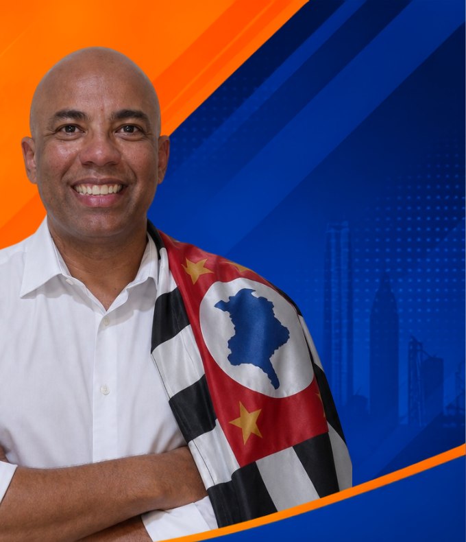 Gilson após oficializar a candidatura